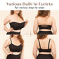 Damski biustonosz push up bandeau bez ramiączek, bez drutów, podnoszony do góry 3