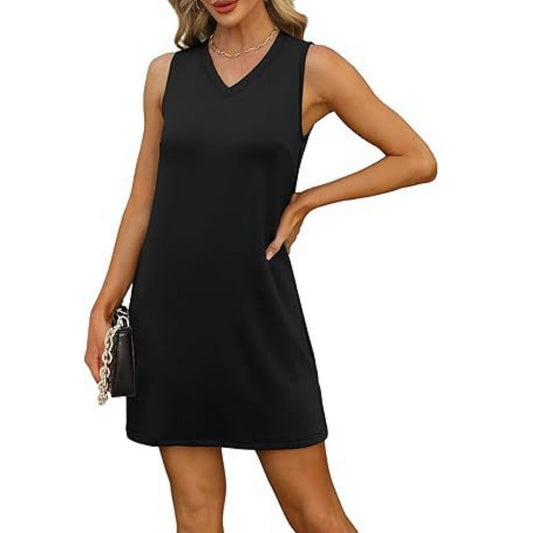 🎉🛍️Weekend Special👗 Damska mini sukienka z dekoltem w szpic