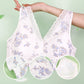 【1 +1 gratis】🔥Biustonosz damski Plus Size w kwiaty z przodu, bez szwów