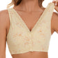 【1 +1 gratis】🔥Biustonosz damski Plus Size w kwiaty z przodu, bez szwów