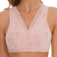 【1 +1 gratis】🔥Biustonosz damski Plus Size w kwiaty z przodu, bez szwów