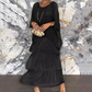 【S-4XL】💃Elegancka warstwowa sukienka maxi z falbanami z szyfonu