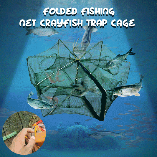 🦐🦀 Składana pułapka na ryby – inteligentna pułapka, która pomoże Ci złowić więcej ryb! 🎣✨