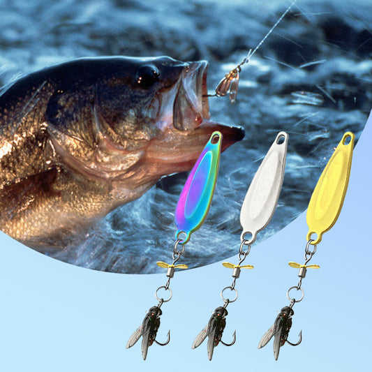 🎣Innowacyjny design - metalowy haczyk na muchę💪