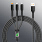 Kabel do szybkiego ładowania 3 w 1 o mocy 120 W