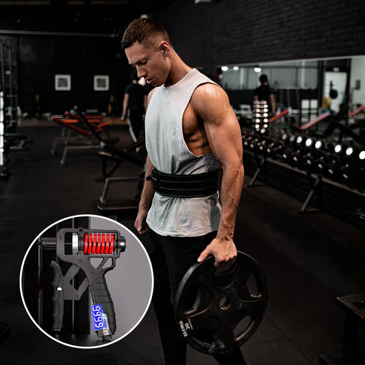 Regulowany opór (5–165 kg) wzmacniacz chwytu