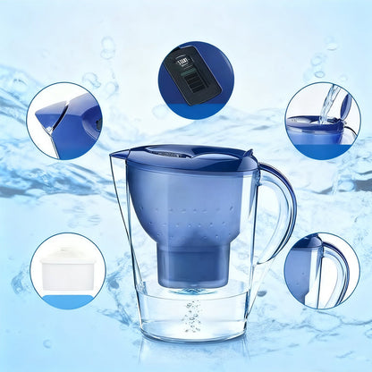 Niemiecki importowany dzbanek do oczyszczania wody w gospodarstwie domowym