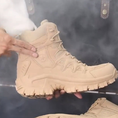 🔥 Męskie wysokie buty outdoorowe typu combat boots