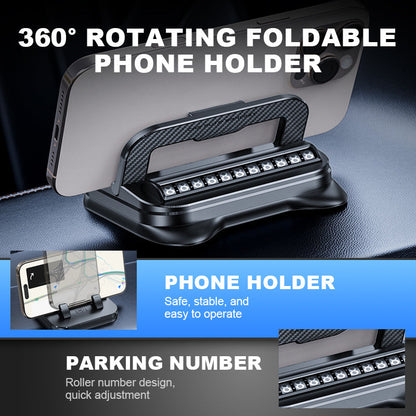 📱【2+1 gratis】✨Obrotowy o 360°, składany uchwyt na telefon🚗Uniwersalna kompatybilność z antypoślizgową podstawą do użytku na biurku, w samochodzie i w podróży💻