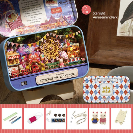 Prezenty świąteczne🎅Ręcznie wykonany model miniaturowego teatru Teatr Micro Box