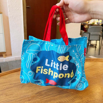 🐟Zestaw zabawek dla dzieci do łowienia ryb, zawierający kubki do układania w stosy