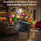 🎄✨ Obrotowy projektor LED z motywami świątecznymi - magiczne efekty świetlne i wyjątkowa dekoracja na Boże Narodzenie