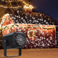 🎄✨ Obrotowy projektor LED z motywami świątecznymi - magiczne efekty świetlne i wyjątkowa dekoracja na Boże Narodzenie