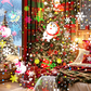🎄✨ Obrotowy projektor LED z motywami świątecznymi - magiczne efekty świetlne i wyjątkowa dekoracja na Boże Narodzenie