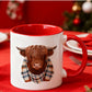 Ceramiczny kubek do kawy Highland Cow
