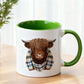 Ceramiczny kubek do kawy Highland Cow
