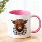 Ceramiczny kubek do kawy Highland Cow