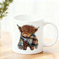 Ceramiczny kubek do kawy Highland Cow