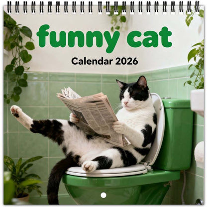 Zabawny kalendarz zwierzęcy 2026 Kalendarz