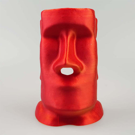Zabawny pojemnik na chusteczki higieniczne w kształcie posągu Moai 3D