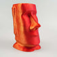 Zabawny pojemnik na chusteczki higieniczne w kształcie posągu Moai 3D