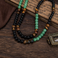 Bohemian Natural Stone Beaded Necklace