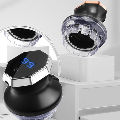 ✂️Okrągła elektryczna maszynka do strzyżenia włosów z wyświetlaczem LED