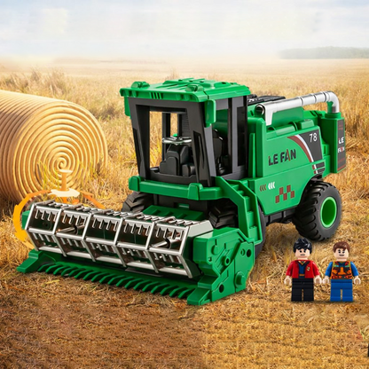 🚜🌾Realistyczna zabawkowa kombajn zbożowy napędzany siłą bezwładności