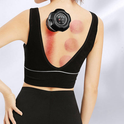 💆‍♀️ Elektryczny masażer do baniek 2w1 – Gua Sha + relaks