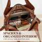 Damską torebkę crossbody z miękkiej syntetycznej skóry