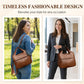 Damską torebkę crossbody z miękkiej syntetycznej skóry