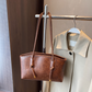 Vintage PU skórzana torba na ramię dla kobiet – klasyczna, elegancka torebka na co dzień