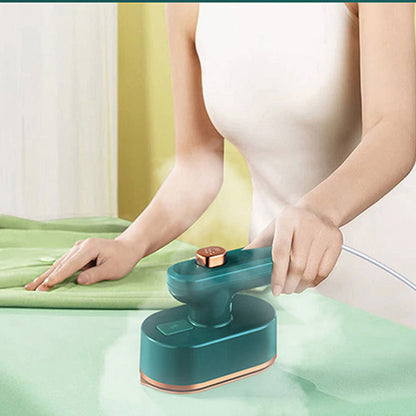 👕  💨 Miniżelazko parowe do zabrania w podróż – obracane o 90°, z ceramiczno-tytanową płytką, idealne na podróże i szybkie prasowanie 🧳