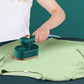 👕  💨 Miniżelazko parowe do zabrania w podróż – obracane o 90°, z ceramiczno-tytanową płytką, idealne na podróże i szybkie prasowanie 🧳