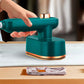 👕  💨 Miniżelazko parowe do zabrania w podróż – obracane o 90°, z ceramiczno-tytanową płytką, idealne na podróże i szybkie prasowanie 🧳