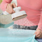 👕  💨 Miniżelazko parowe do zabrania w podróż – obracane o 90°, z ceramiczno-tytanową płytką, idealne na podróże i szybkie prasowanie 🧳