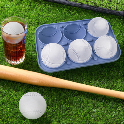 Forma do kostek lodu w kształcie piłki baseballowej – dostępna w magazynie i płatność przy odbiorze ⚾️🧊
