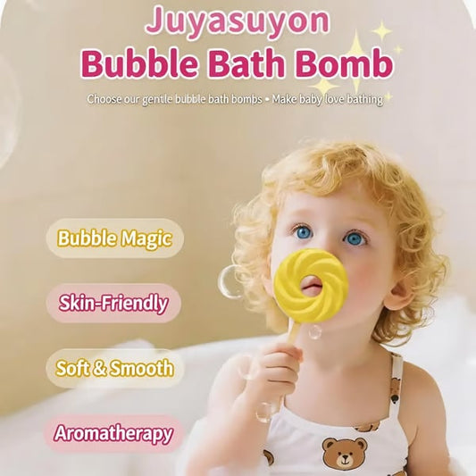 🍭Urocza kula do kąpieli w kształcie lizaka wielokrotnego użytku, kolorowa kula do kąpieli z bąbelkami, która sprawi, że kąpiel będzie świetną zabawą