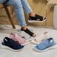 👟 Letnie, wygodne damskie sandały z dzianiny z grubą podeszwą