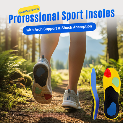 👟🦶Profesjonalna wkładka sportowa, która zapewnia podparcie łuku stopy i amortyzację