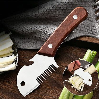 🌽🥬Wielofunkcyjny nóż do krojenia i szatkowania zielonej cebuli🔪