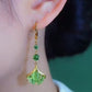 【1+1 gratis】Eleganckie kolczyki z frędzlami w wzór liści miłorzębu