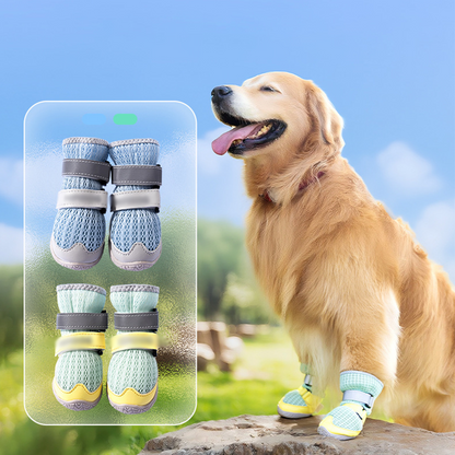 🐶🥾 Oddychające buty dla psów z siateczką – wygodna ochrona na każdy spacer