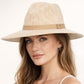 🌞👒 Składany damski kapelusz z dzianiny z daszkiem – elegancki model w stylu fedory z ochroną przed promieniowaniem UV