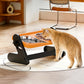 🐶🐱 Ergonomiczna miska dla psów i kotów z regulowaną wysokością | Wygodniejsze karmienie, zdrowsza postawa
