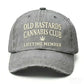 🧢 Czapka baseballowa w stylu vintage z haftem – postarzany styl retro, ponadczasowa elegancja