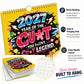 💥 Kalendarz ścienny „Year of the Cunt” na rok 2027 – z odważnym humorem w stylu graffiti 📆🔥