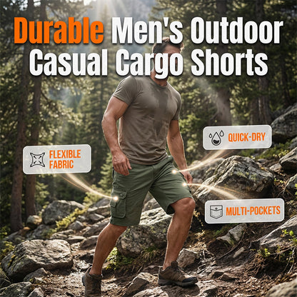 🩳 Męskie szorty cargo w stylu outdoorowym i casualowym