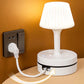 🔌 Lampka nocna z gniazdkami i USB – więcej miejsca, wygodne ładowanie