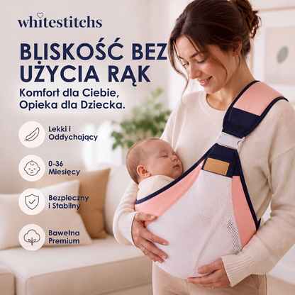 👶 1+1 GRATIS | Oddychające nosidełko dla niemowląt 4w1 – ergonomiczne, lekkie i wygodne